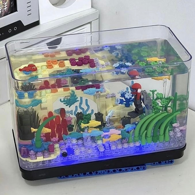 Lego sale aquarium set