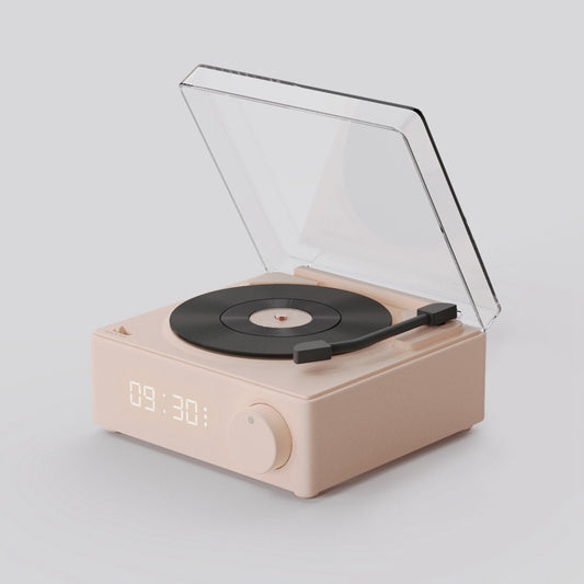 Vinyl Record Bluetooth Speaker Alarm Clock