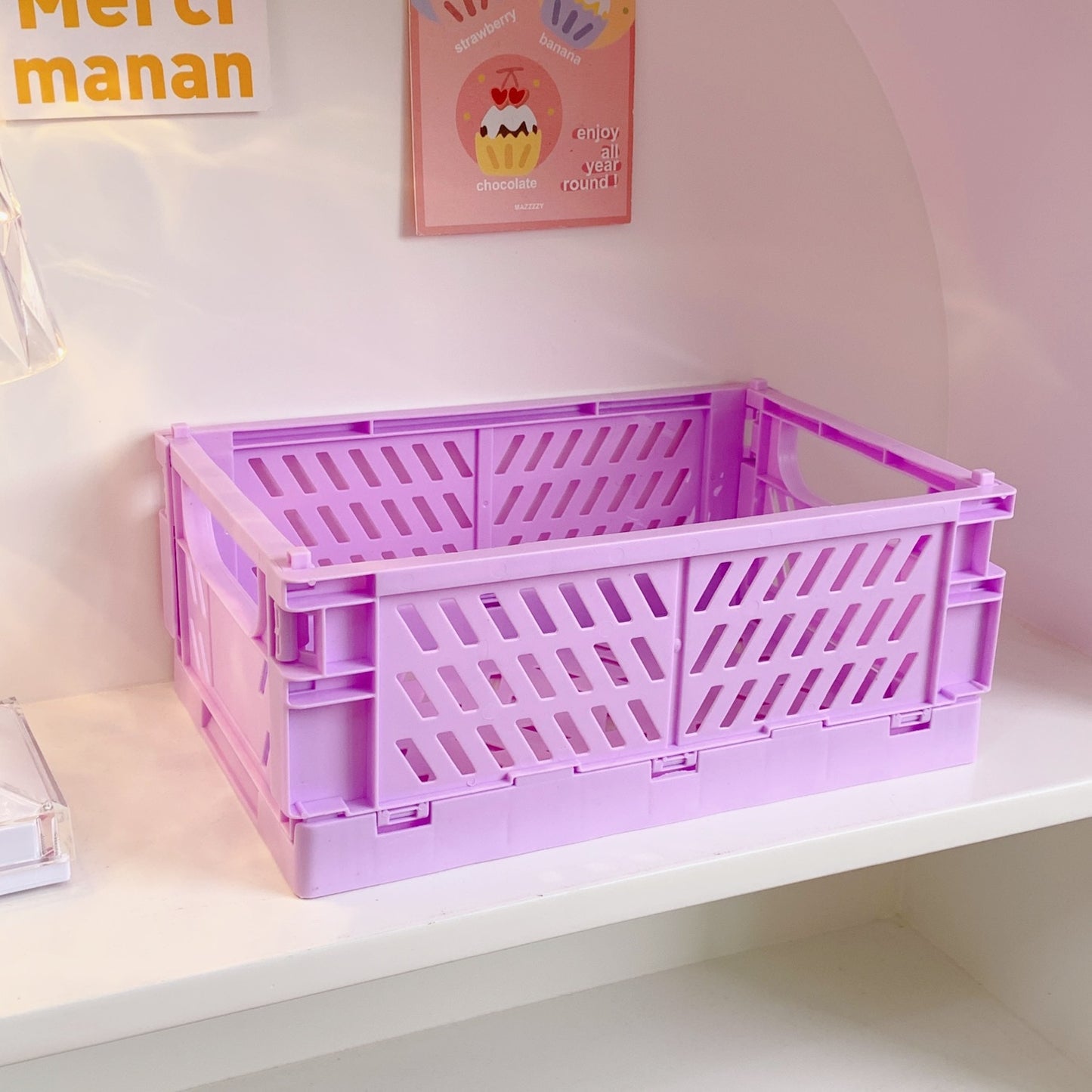 Pastel Storage Crates